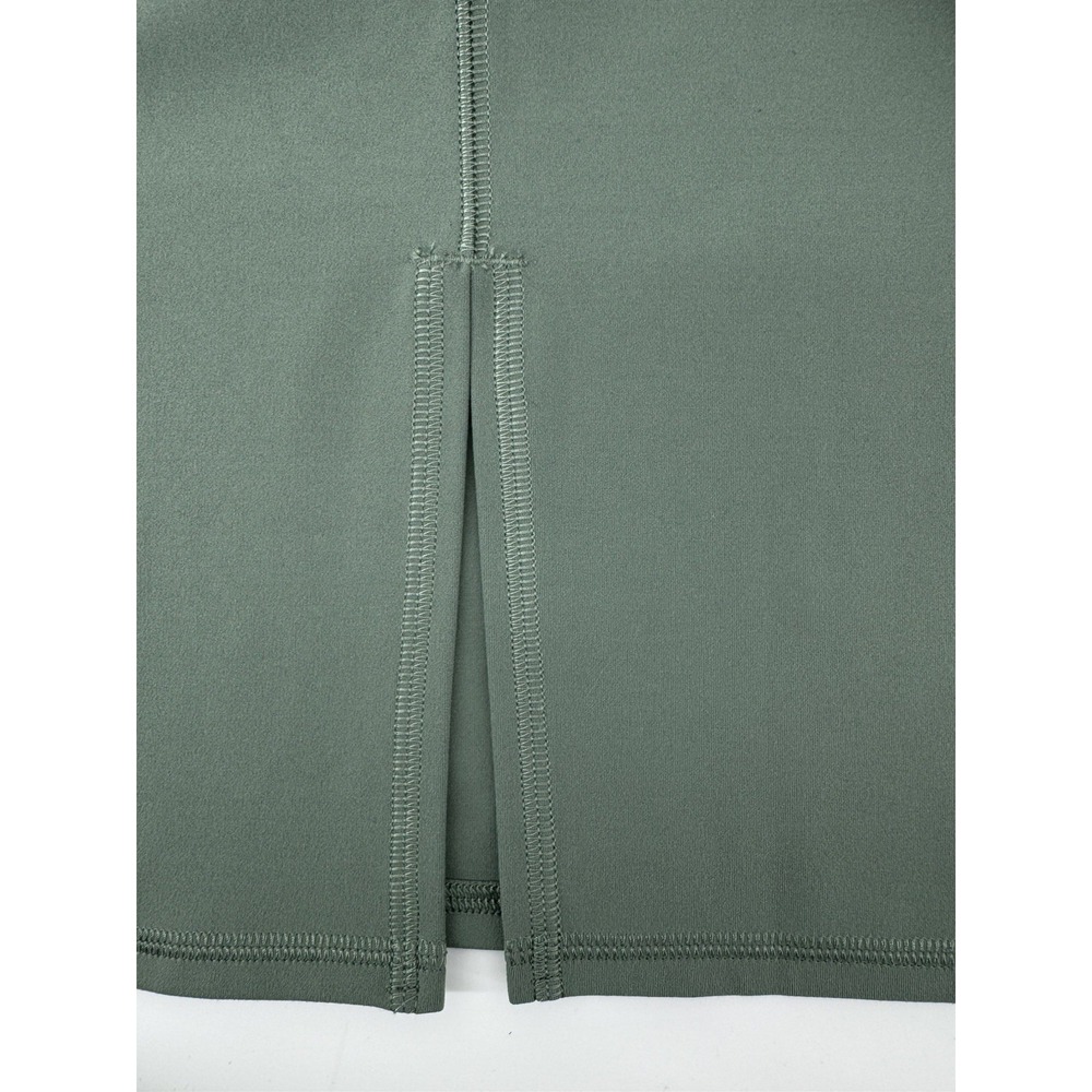 Lululemon Nulu Slim-Fit HR Skirt Greu Size 8 sage Green NWT - Picture 6 of 8